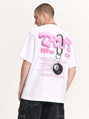 T-shirt męski casual ze sklepu: Cropp w kategorii: T-shirty męskie - zdjęcie 4198BBB-532-6969_693HY-00X