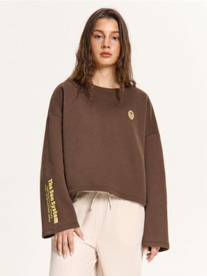 Bluza damska na jesień młodzieżowa ze sklepu: Cropp w kategorii: Bluzy damskie - zdjęcie 4198BBB-532-6969_703IK-88X