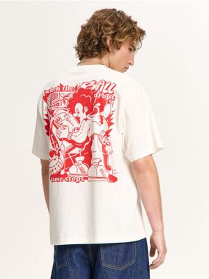 T-shirt męski elegancki ze sklepu: Cropp w kategorii: T-shirty męskie - zdjęcie 4198BBB-532-6969_714HY-01X