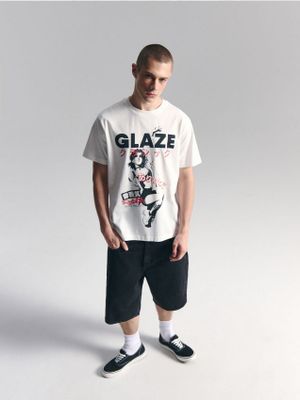T-shirt męski letni ze sklepu: Cropp w kategorii: T-shirty męskie - zdjęcie 4198BBB-532-6969_727HY-01X