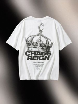 T-shirt męski w stylu młodzieżowym wiosenny ze sklepu: Cropp w kategorii: T-shirty męskie - zdjęcie 4198BBB-532-6969_735FN-00X