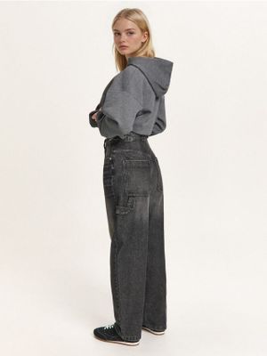 Jeansy damskie wiosenne ze sklepu: Cropp w kategorii: Jeansy damskie - zdjęcie 4198BBB-532-6969_774FK-99M