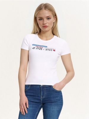Bluzka damska ze sklepu: Cropp w kategorii: Bluzki damskie - zdjęcie 4198BBB-532-6969_796FL-00X