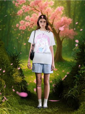 Bluzka damska wiosenna ze sklepu: Cropp w kategorii: Bluzki damskie - zdjęcie 4198BBB-532-6969_802CU-09X