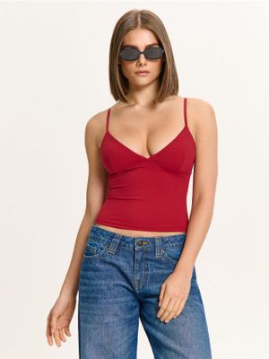 Bluzka damska koronkowa ze sklepu: Cropp w kategorii: Bluzki damskie - zdjęcie 4198BBB-532-6969_811FL-83X
