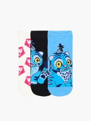 Skarpetki dziecięce w nadruki casual ze sklepu: Cropp w kategorii: Skarpetki dziecięce - zdjęcie 4198BBB-532-6969_813JT-MLC