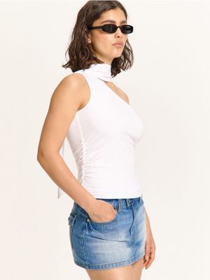 Bluzka damska na lato ze sklepu: Cropp w kategorii: Bluzki damskie - zdjęcie 4198BBB-532-6969_818FL-00X
