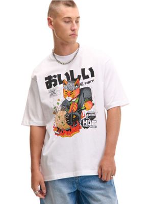 T-shirt męski młodzieżowy ze sklepu: Cropp w kategorii: T-shirty męskie - zdjęcie 4198BBB-532-6969_819AT-00X