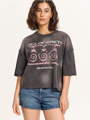 Bluzka damska ze sklepu: Cropp w kategorii: Bluzki damskie - zdjęcie 4198BBB-532-6969_827FL-90X