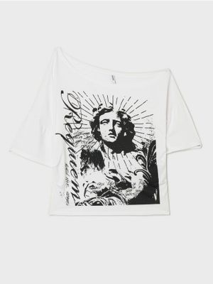 Bluzka damska ze sklepu: Cropp w kategorii: Bluzki damskie - zdjęcie 4198BBB-532-6969_881CU-00X