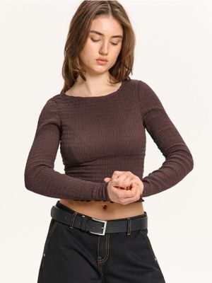 Bluzka damska ze sklepu: Cropp w kategorii: Bluzki damskie - zdjęcie 4198BBB-532-6969_956HW-88X