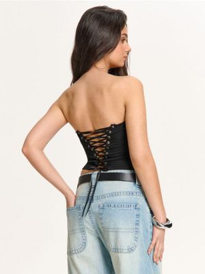 Bluzka damska casual ze sklepu: Cropp w kategorii: Bluzki damskie - zdjęcie 4198BBB-532-6969_957FL-99X