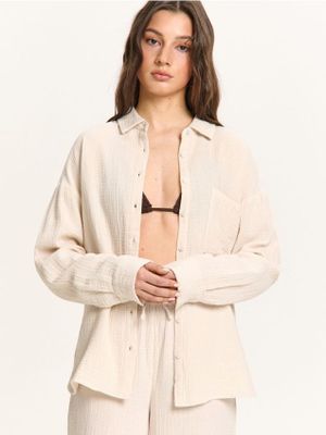 Koszula damska ze sklepu: Cropp w kategorii: Koszule damskie - zdjęcie 4198BBB-532-6969_972HW-01X