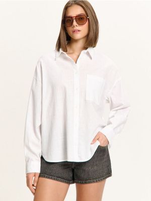 Koszula damska ze sklepu: Cropp w kategorii: Koszule damskie - zdjęcie 4198BBB-532-6969_973HW-00X