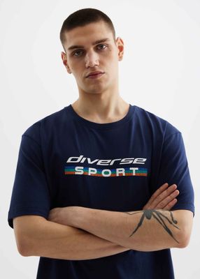 T-shirt męski wiosenny Diverse ze sklepu: Diverse w kategorii: T-shirty męskie - zdjęcie 44D75FA-DAF-8163_10046416