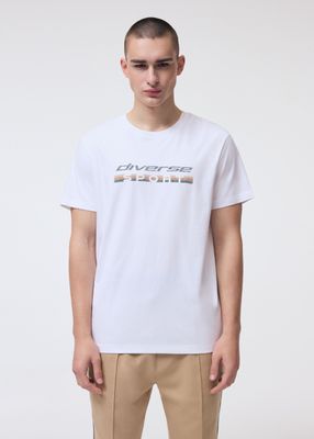 T-shirt męski casualowy Diverse ze sklepu: Diverse w kategorii: T-shirty męskie - zdjęcie 44D75FA-DAF-8163_10049082