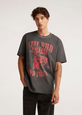 T-shirt męski młodzieżowy Diverse ze sklepu: Diverse w kategorii: T-shirty męskie - zdjęcie 44D75FA-DAF-8163_10050160