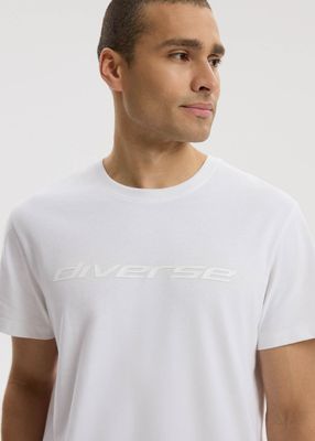 T-shirt męski casual na wiosnę Diverse ze sklepu: Diverse w kategorii: T-shirty męskie - zdjęcie 44D75FA-DAF-8163_10048802