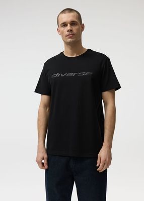 T-shirt męski casual na wiosnę Diverse ze sklepu: Diverse w kategorii: T-shirty męskie - zdjęcie 44D75FA-DAF-8163_10048802