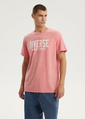 T-shirt męski na wiosnę Diverse ze sklepu: Diverse w kategorii: T-shirty męskie - zdjęcie 44D75FA-DAF-8163_10049052
