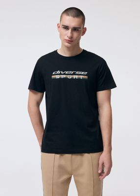 T-shirt męski casualowy Diverse ze sklepu: Diverse w kategorii: T-shirty męskie - zdjęcie 44D75FA-DAF-8163_10049082