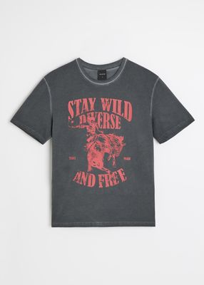 T-shirt męski młodzieżowy Diverse ze sklepu: Diverse w kategorii: T-shirty męskie - zdjęcie 44D75FA-DAF-8163_10050160