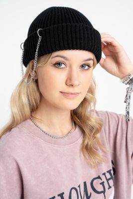 Czapka zimowa damska jesienny Reporter ze sklepu: REPORTER w kategorii: Czapki zimowe damskie - zdjęcie 522E7B5A-528-641_15701