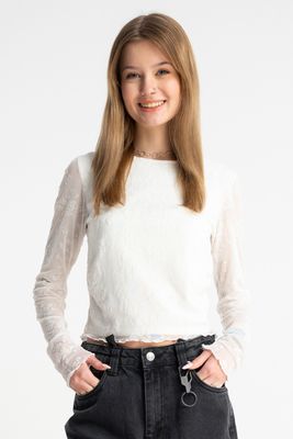 Bluzka dziewczęca na wiosnę Reporter ze sklepu: REPORTER w kategorii: Bluzki dziewczęce - zdjęcie 522E7B5A-528-641_15901