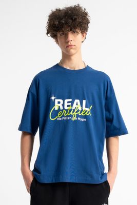 T-shirt męski młodzieżowy na wiosnę Reporter ze sklepu: REPORTER w kategorii: T-shirty męskie - zdjęcie 522E7B5A-528-641_16256