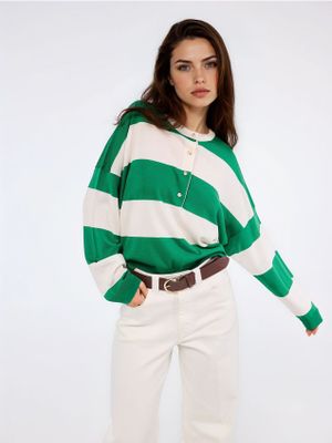 Mohito - Sweter damski wiosenny ze sklepu: Mohito w kategorii: Swetry damskie - zdjęcie 55A556F-010-6967_012IP
