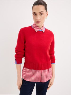 Mohito - Sweter damski elegancki ze sklepu: Mohito w kategorii: Swetry damskie - zdjęcie 55A556F-010-6967_017IP
