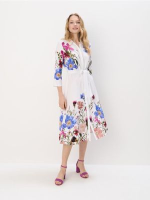 Sukienka casual wiosenna Mohito ze sklepu: Mohito w kategorii: Sukienki - zdjęcie 55A556F-010-6967_043FQ