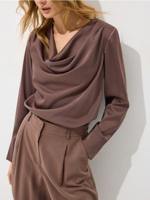 Mohito - Bluzka damska ze sklepu: Mohito w kategorii: Bluzki damskie - zdjęcie 55A556F-010-6967_105JY