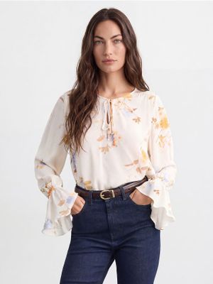 Bluzka damska w stylu boho Mohito ze sklepu: Mohito w kategorii: Bluzki damskie - zdjęcie 55A556F-010-6967_161KR