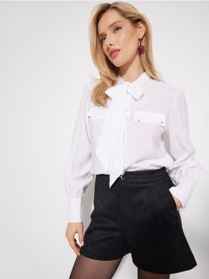 Mohito - Bluzka damska elegancka wiosenna ze sklepu: Mohito w kategorii: Bluzki damskie - zdjęcie 55A556F-010-6967_170EL