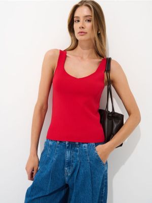 Bluzka damska casualowa Mohito ze sklepu: Mohito w kategorii: Bluzki damskie - zdjęcie 55A556F-010-6967_376EQ
