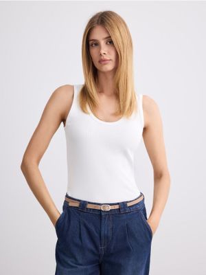 Bluzka damska letnia Mohito ze sklepu: Mohito w kategorii: Bluzki damskie - zdjęcie 55A556F-010-6967_414KH