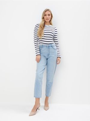 Jeansy damskie eleganckie Mohito ze sklepu: Mohito w kategorii: Jeansy damskie - zdjęcie 55A556F-010-6967_434CZ