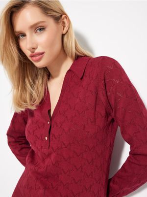 Mohito - Sweter damski elegancki ze sklepu: Mohito w kategorii: Swetry damskie - zdjęcie 55A556F-010-6967_452DH