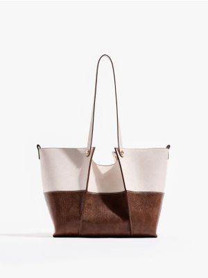 Shopper bag na wiosnę Mohito ze sklepu: Mohito w kategorii: Torby Shopper bag - zdjęcie 55A556F-010-6967_476JZ