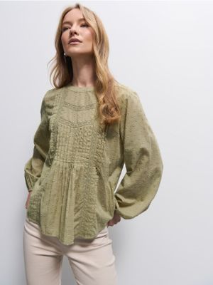 Bluzka damska Mohito ze sklepu: Mohito w kategorii: Bluzki damskie - zdjęcie 55A556F-010-6967_586GQ