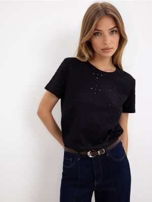 Bluzka damska casual Mohito ze sklepu: Mohito w kategorii: Bluzki damskie - zdjęcie 55A556F-010-6967_682JR