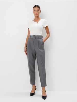 Mohito - Spodnie damskie casual ze sklepu: Mohito w kategorii: Spodnie damskie - zdjęcie 55A556F-010-6967_817AV