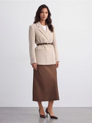 Spódnica elegancka Mohito ze sklepu: Mohito w kategorii: Spódnice - zdjęcie 55A556F-010-6967_838KU