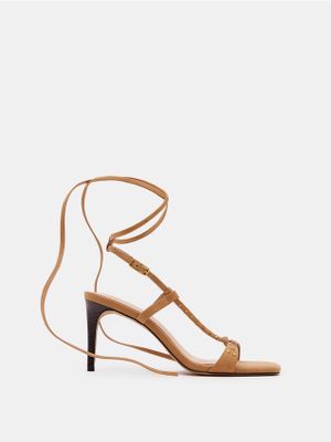 Sandały damskie casual bez wzorów Mohito ze sklepu: Mohito w kategorii: Sandały damskie - zdjęcie 55A556F-010-6967_882FT