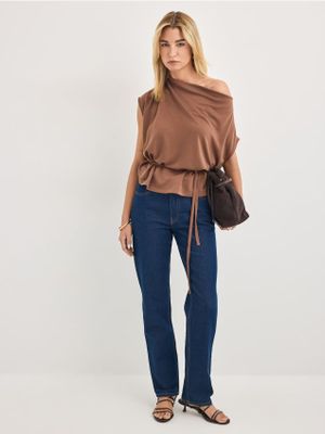 Jeansy damskie casualowe Mohito ze sklepu: Mohito w kategorii: Jeansy damskie - zdjęcie 55A556F-010-6967_966IB