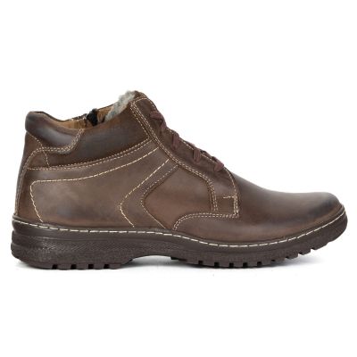 Buty zimowe męskie bez wzorów ze sklepu: butyolivier w kategorii: Buty zimowe męskie - zdjęcie 63DB1C8-921-7240_11466