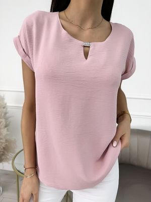 ModnaKiecka.pl - Bluzka damska casual ze sklepu: ModnaKiecka.pl w kategorii: Bluzki damskie - zdjęcie 64ECE52-355-6290_23055267