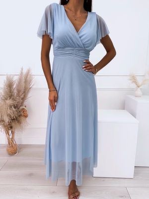 Sukienka elegancka ModnaKiecka.pl ze sklepu: ModnaKiecka.pl w kategorii: Sukienki - zdjęcie 64ECE52-355-6290_23057263