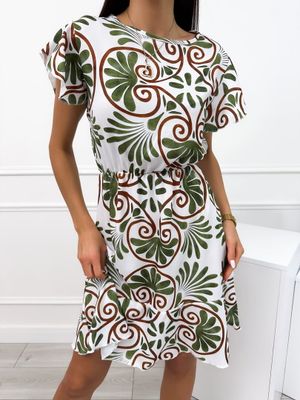 Sukienka na wiosnę ModnaKiecka.pl ze sklepu: ModnaKiecka.pl w kategorii: Sukienki - zdjęcie 64ECE52-355-6290_23062694